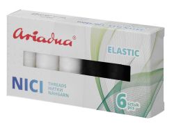 Sada elastickch nit Elastic White&Black